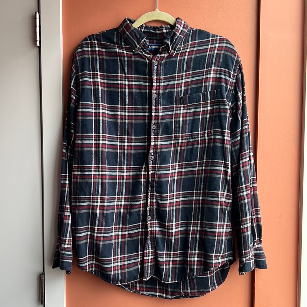 UO Urban Renewal Oversized Vintage Flannel